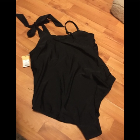 Plus Bow-Tie One Piece Swimsuit Kona Sol - Picture 2 of 6